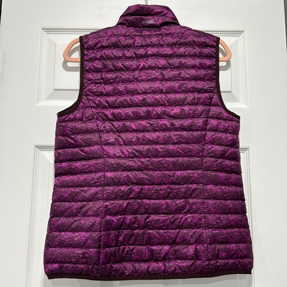 EDDIE BAUER Womens Small Purple/Pink EB700 DOWN PUFFER VEST Winter Jacket Coat - Picture 5 of 8